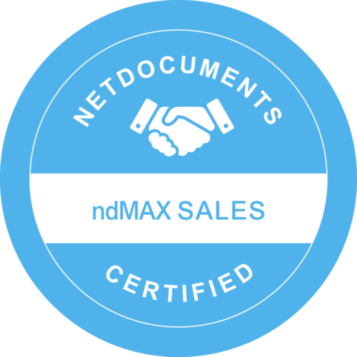 ndMAX Sales Certification